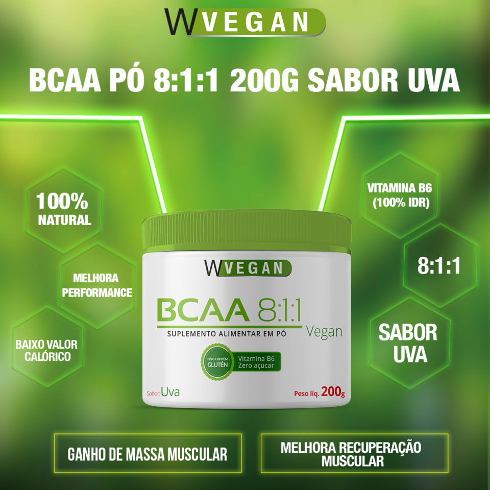 Saiba mais sobre a Creatina Vegan 220g Limão e Uva