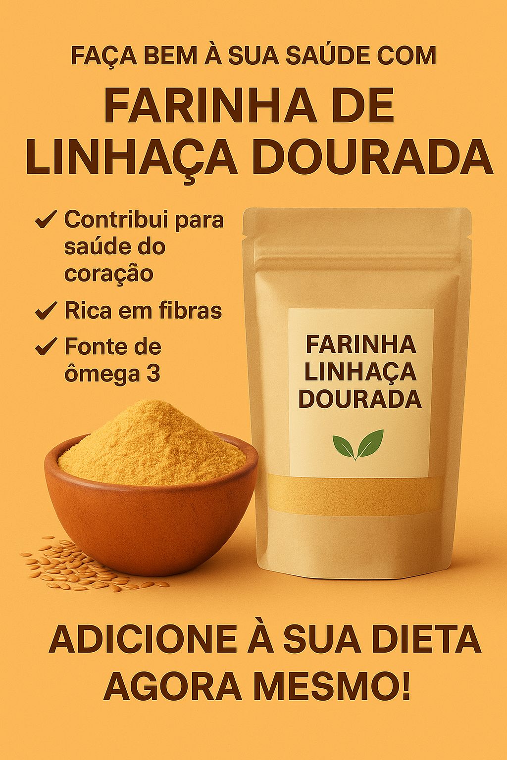 Farinha de Linhaça Dourada